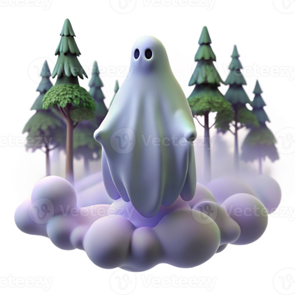 magnificent rustic A Ethereal Spirit Floating Through a Mist detailed png