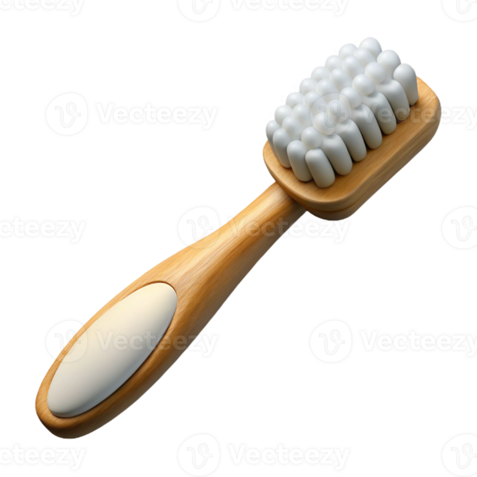 magnificent abstract Bamboo Toothbrush with White Bristles Cutout genuine png