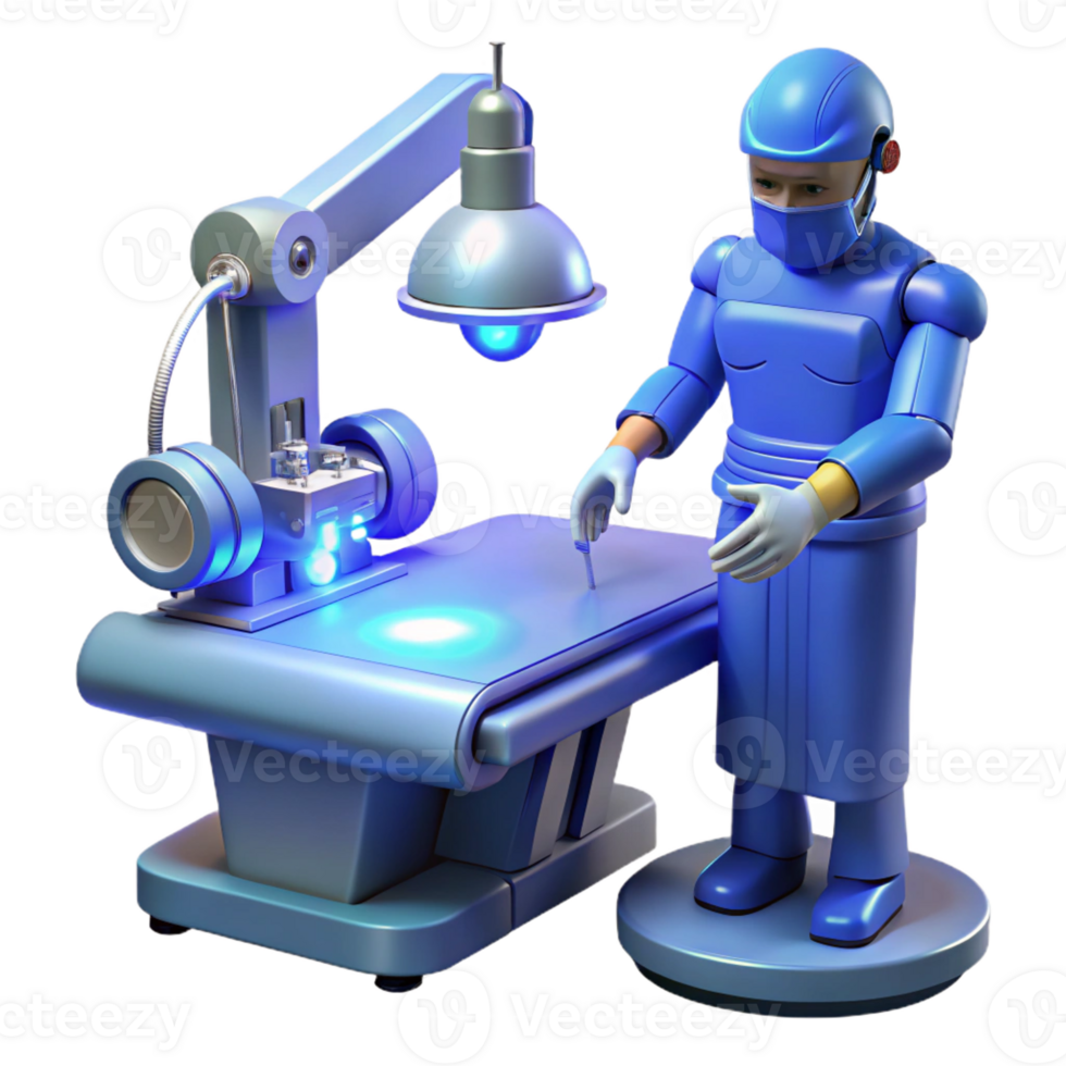 impressive contemporary A Robotic Surgeon Performing a Delicate original png