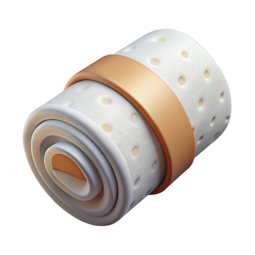 dramatic classic Bandage Roll White Medical Supply Transparent Background genuine png