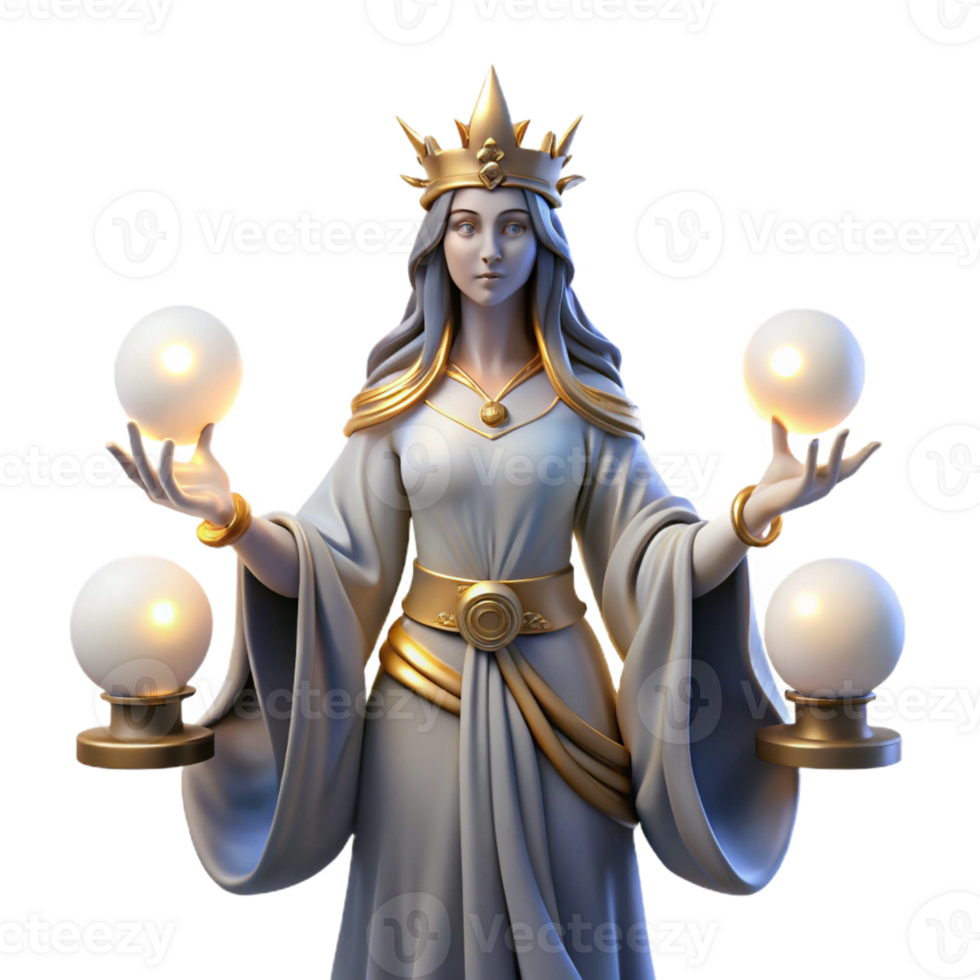 magnificent contemporary Hecate Goddess of Witchcraft Surrounded high resolution png