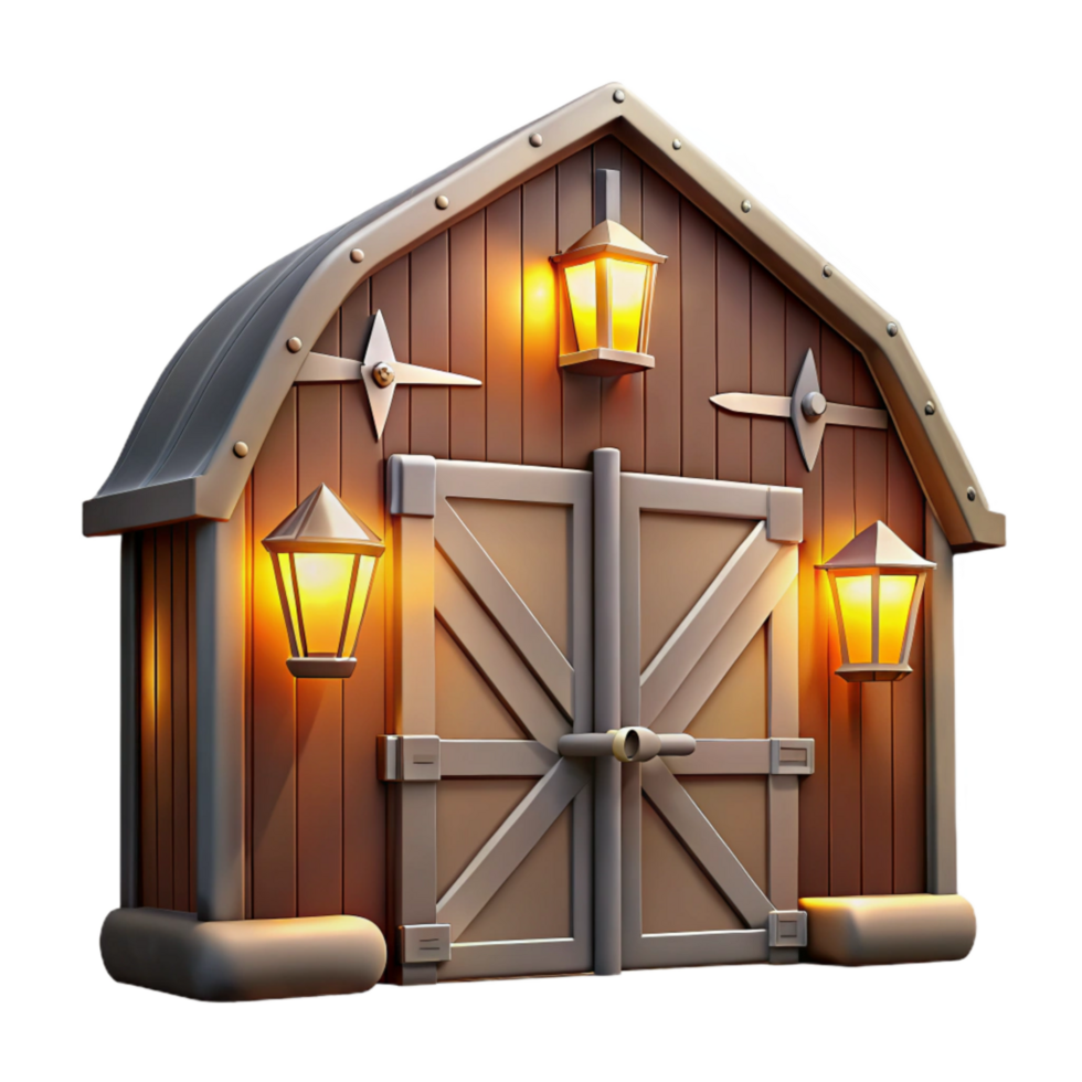extraordinary rustic Barn Doors Lighting Modifier Transparent Background high resolution png