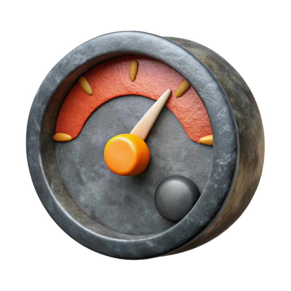 stunning abstract Barometer Needle Pointing to Low Pressure authentic png