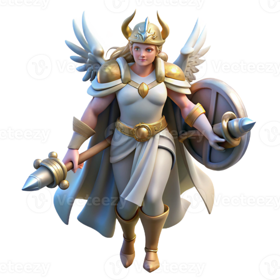extraordinary contemporary A Wise Valkyries Carrying Fallen Warrior high resolution png