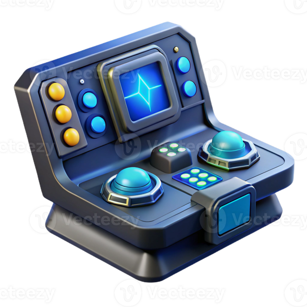 impressive minimalist A Futuristic Control Panel with Glowing B professional png