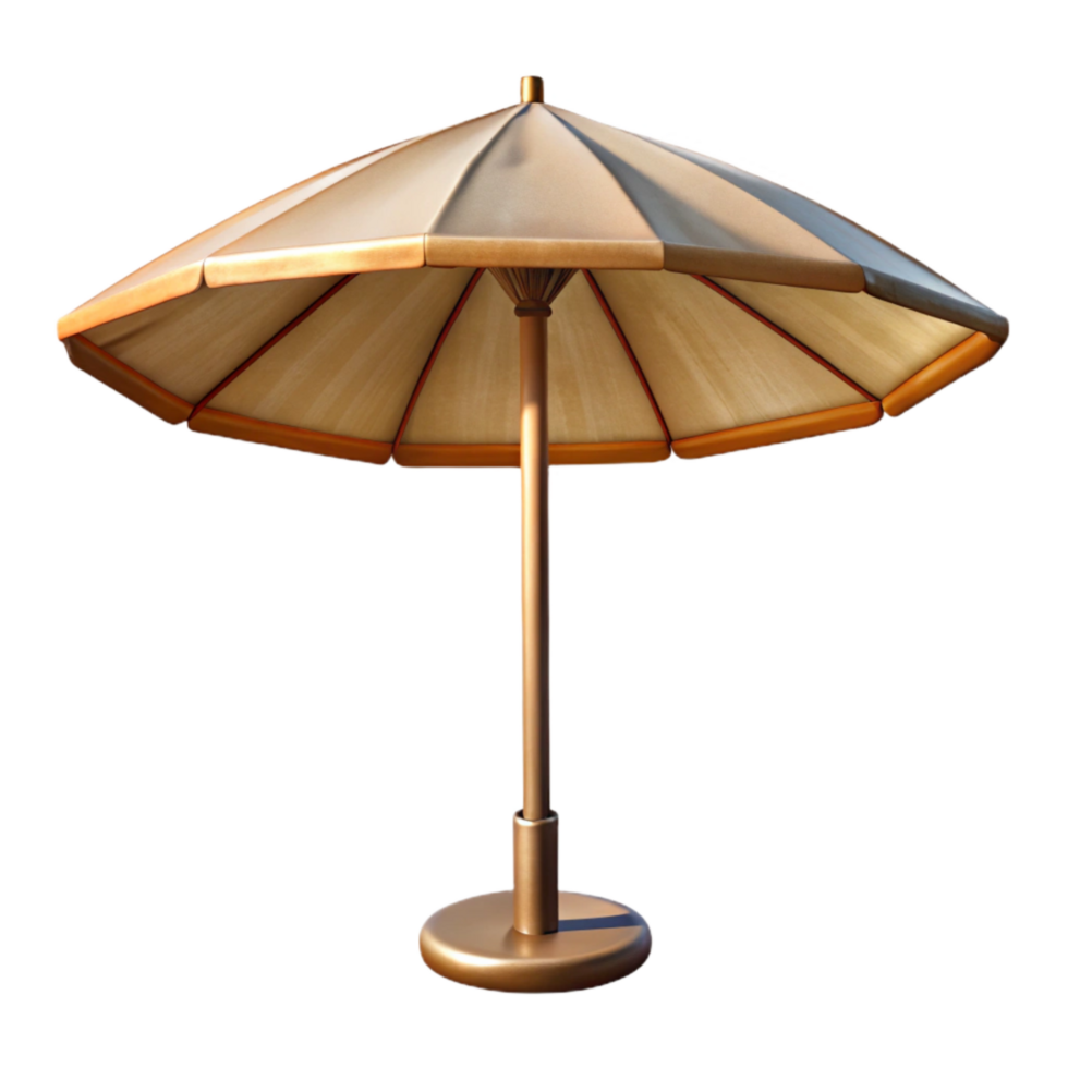 serene abstract Beach Umbrella Pole Metal Sturdy Design Element high quality png