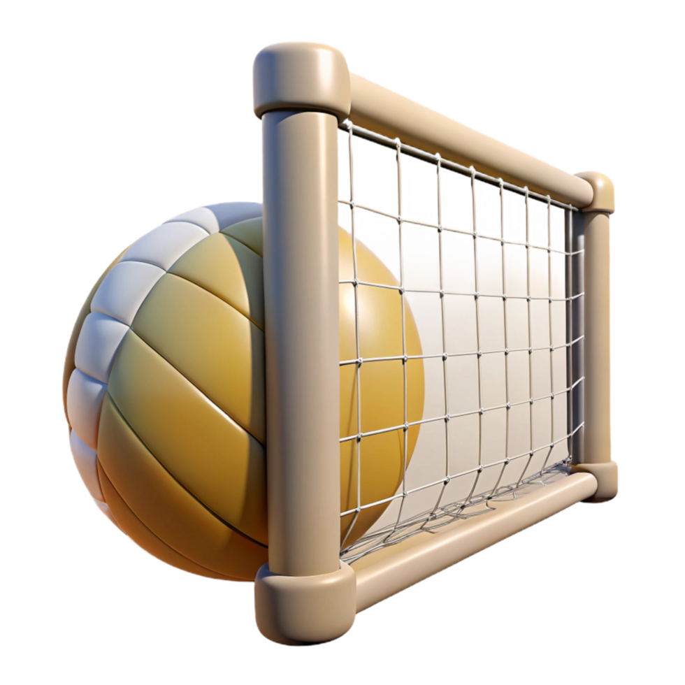 vibrant classic Beach Volleyball Net White Lines Element professional png