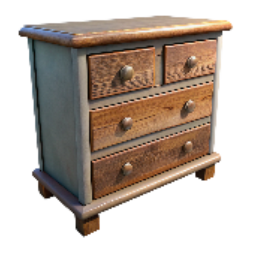 elegant vintage Bedroom Dresser Wooden Drawers Cutout png