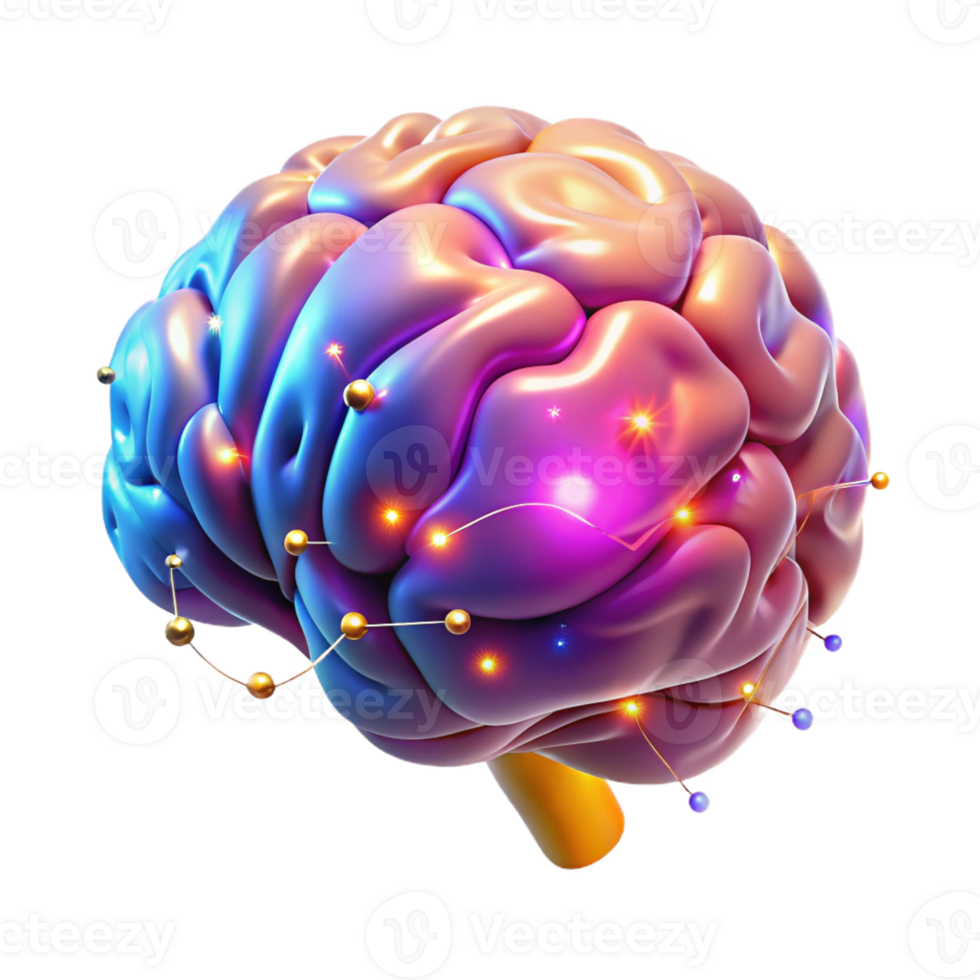 wonderful rustic A Digital Rendering of a Human Brain With genuine png