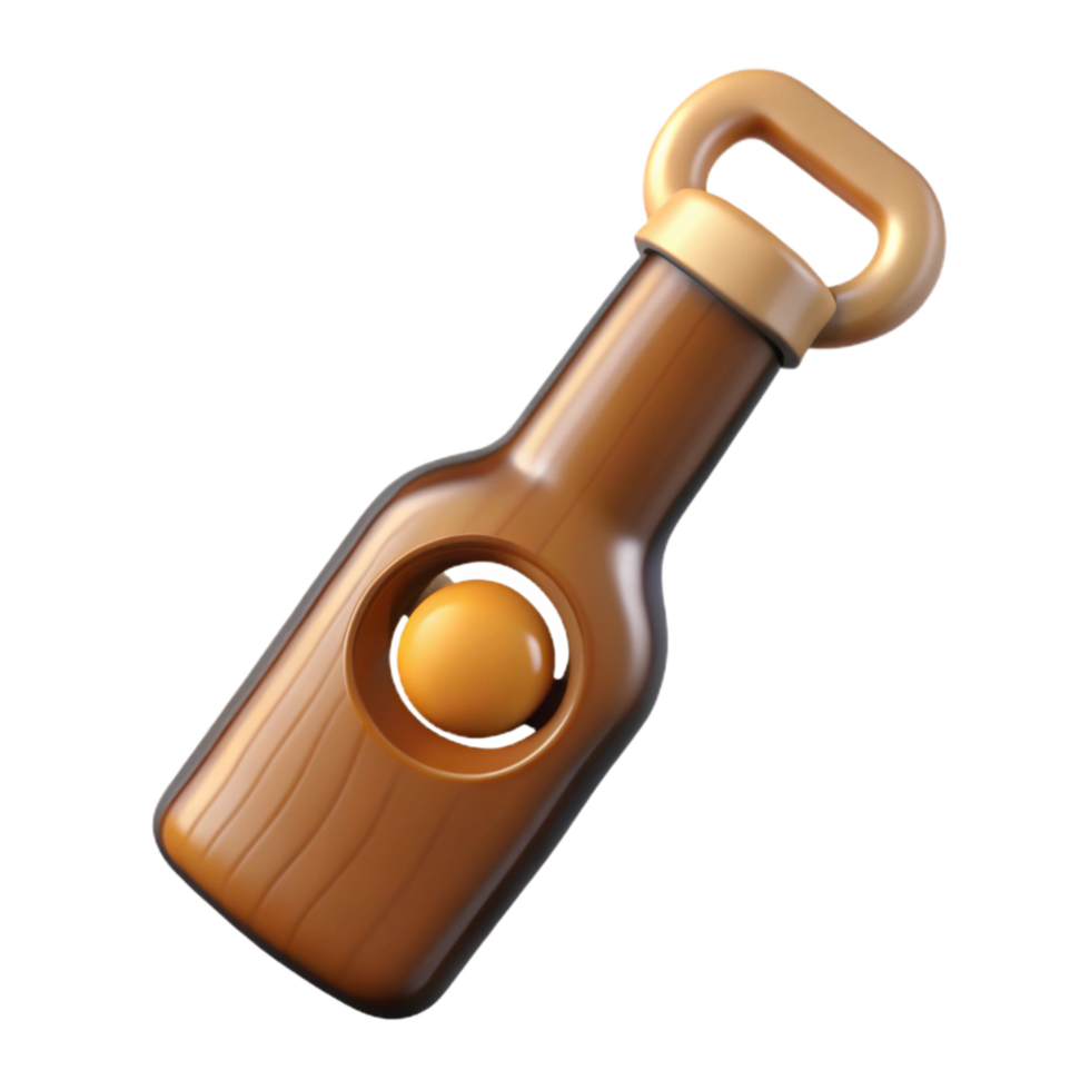 elegant traditional Beer Bottle Opener with Keychain Cutout genuine png