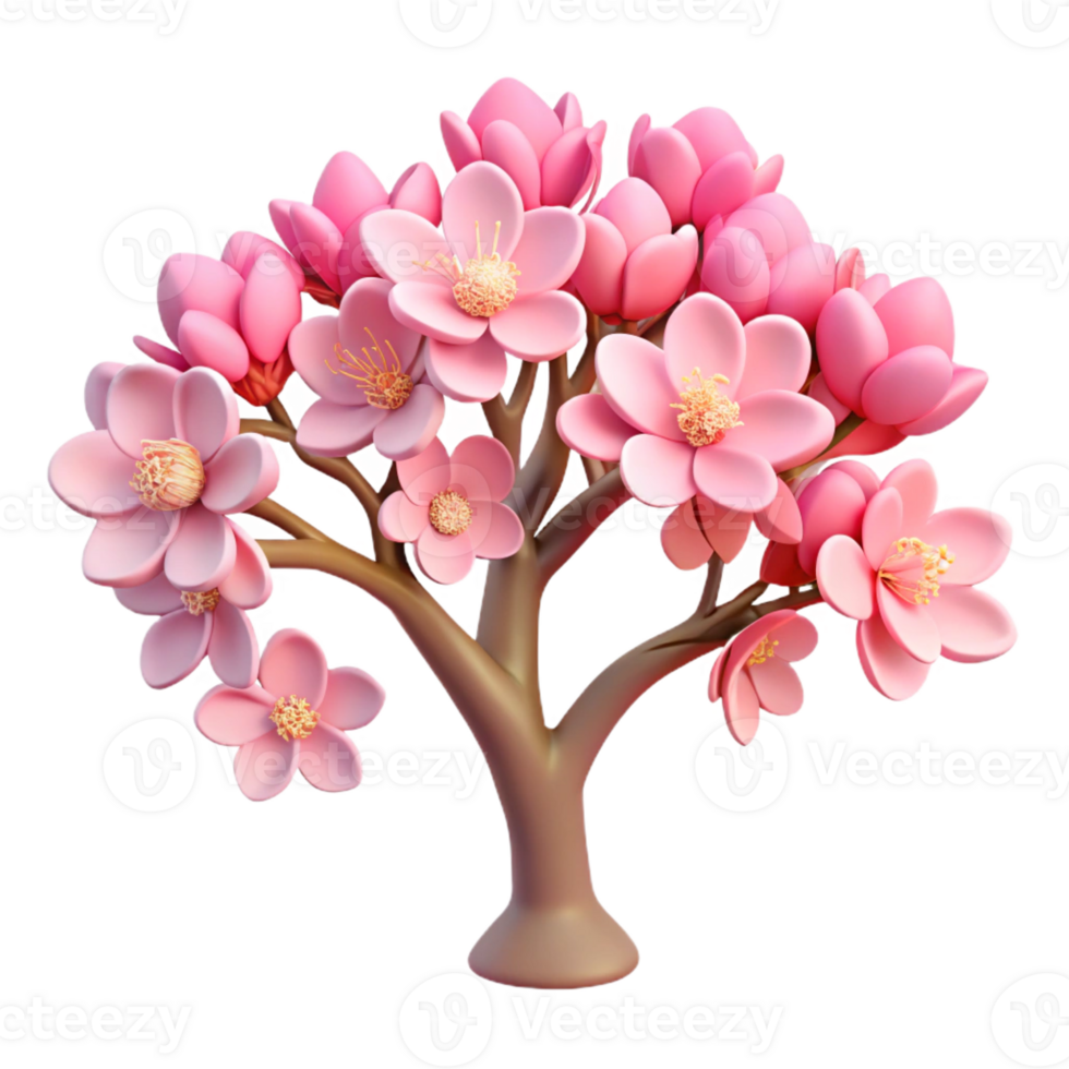 stunning modern A Blossoming Cherry Blossom Tree Soft P original png