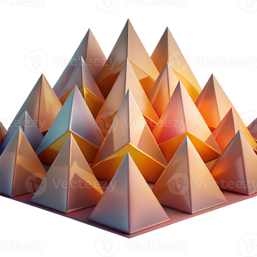 vibrant classic A Field of Translucent Overlapping Tri high quality png
