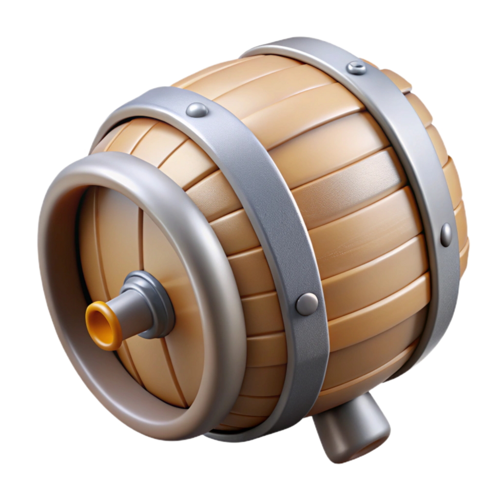 elegant traditional Beer Keg Connector Cutout high resolution png