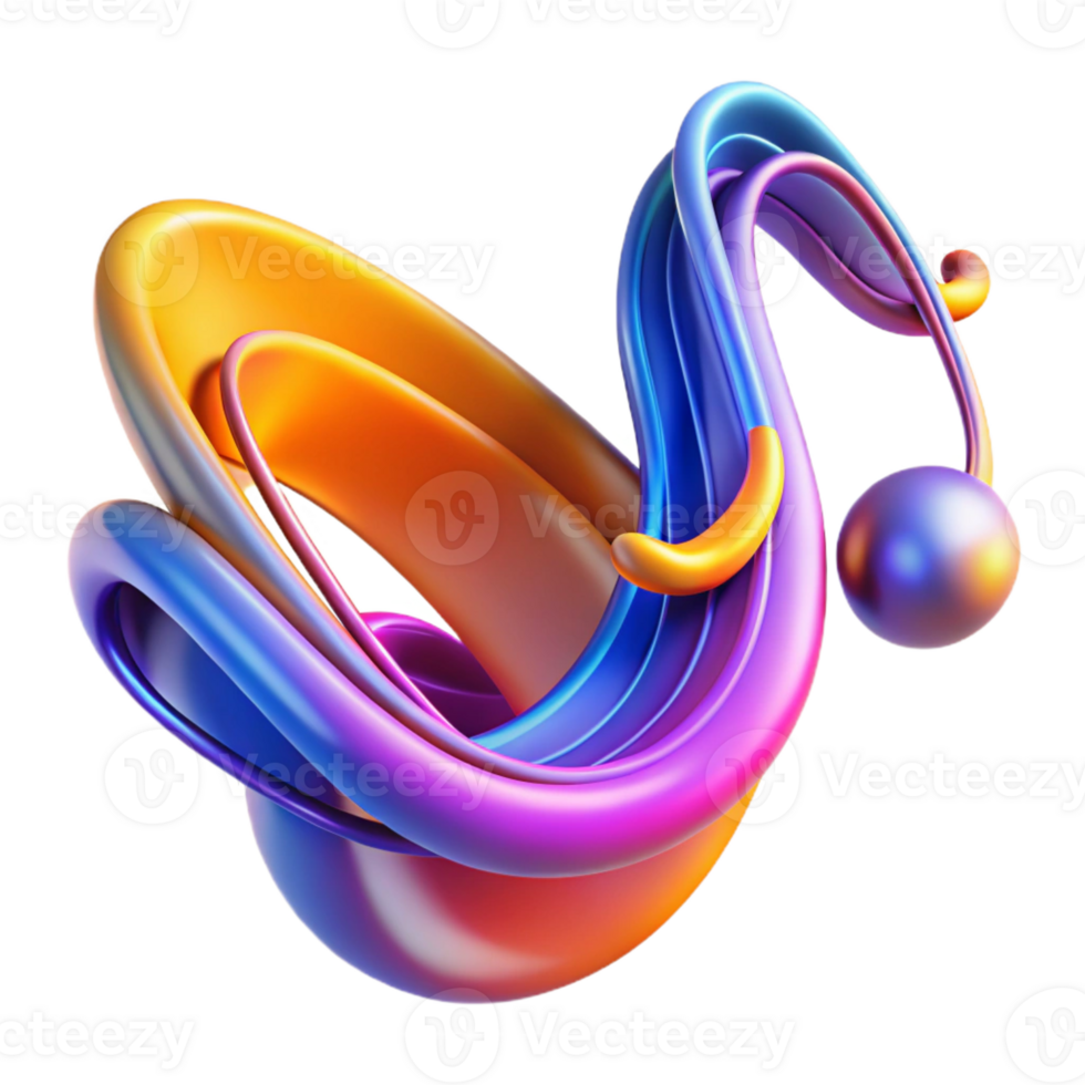 stunning minimalist An Abstract Representation of Music Ren detailed png