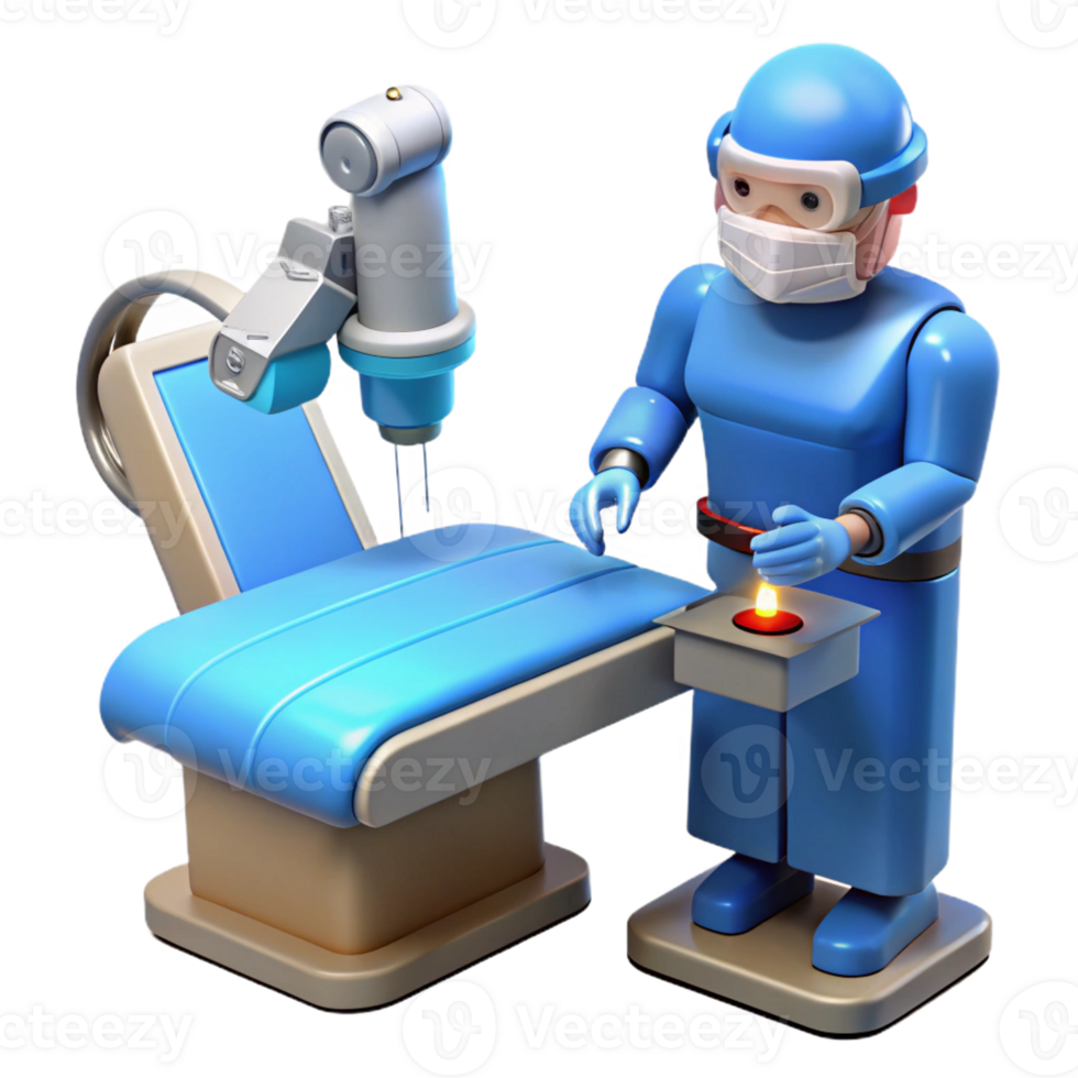 wonderful artistic A Robotic Surgeon Performing a Delicate genuine png