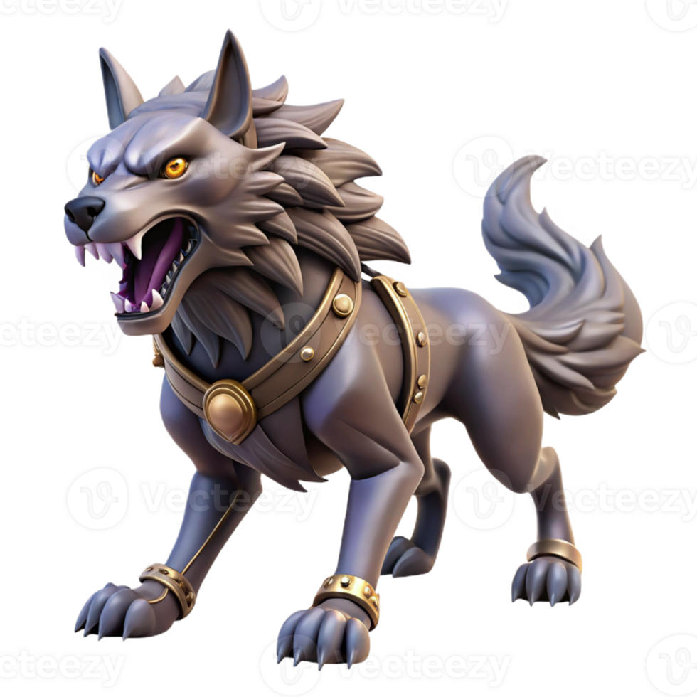 stunning modern A Fierce Fenrir Bound by Gleipnir Dramat professional png