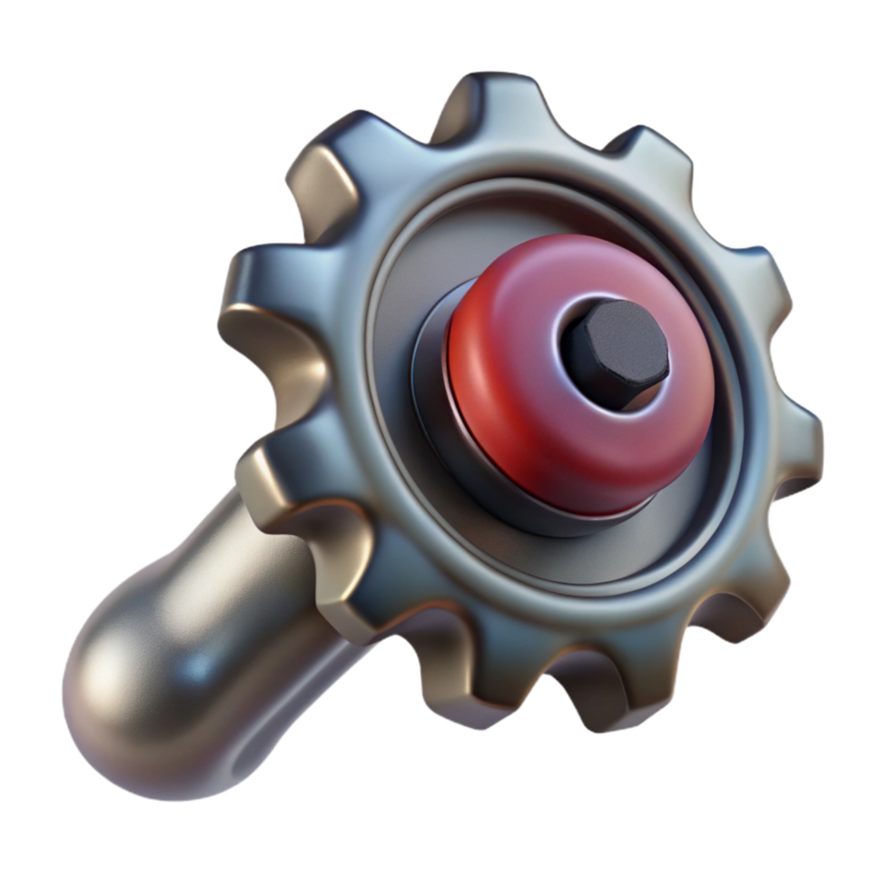 stunning traditional Bicycle Gear Shifter Close Up Transparent Background png