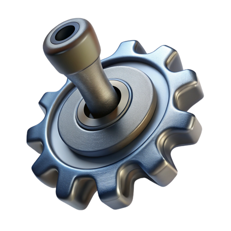 impressive rustic Bicycle Gear Shifter Close Up Transparent Background professional png