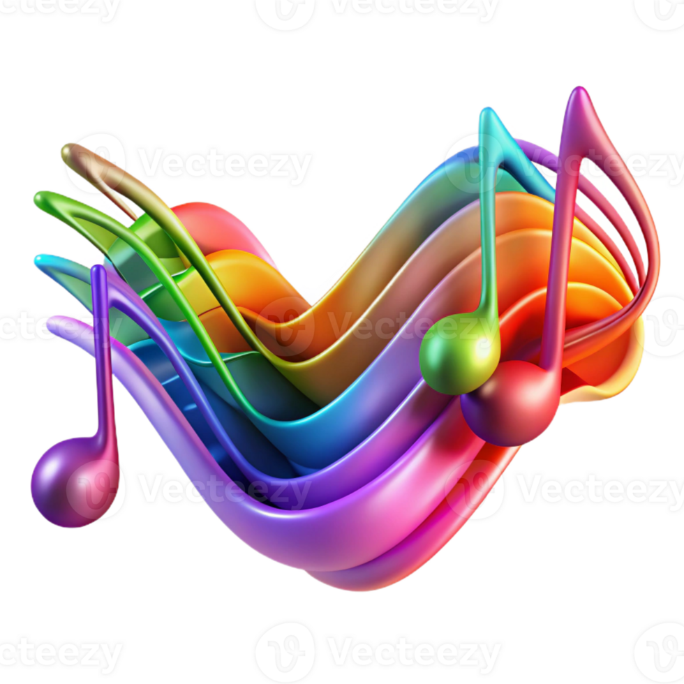 impressive artistic An Abstract Representation of Music Vis premium png
