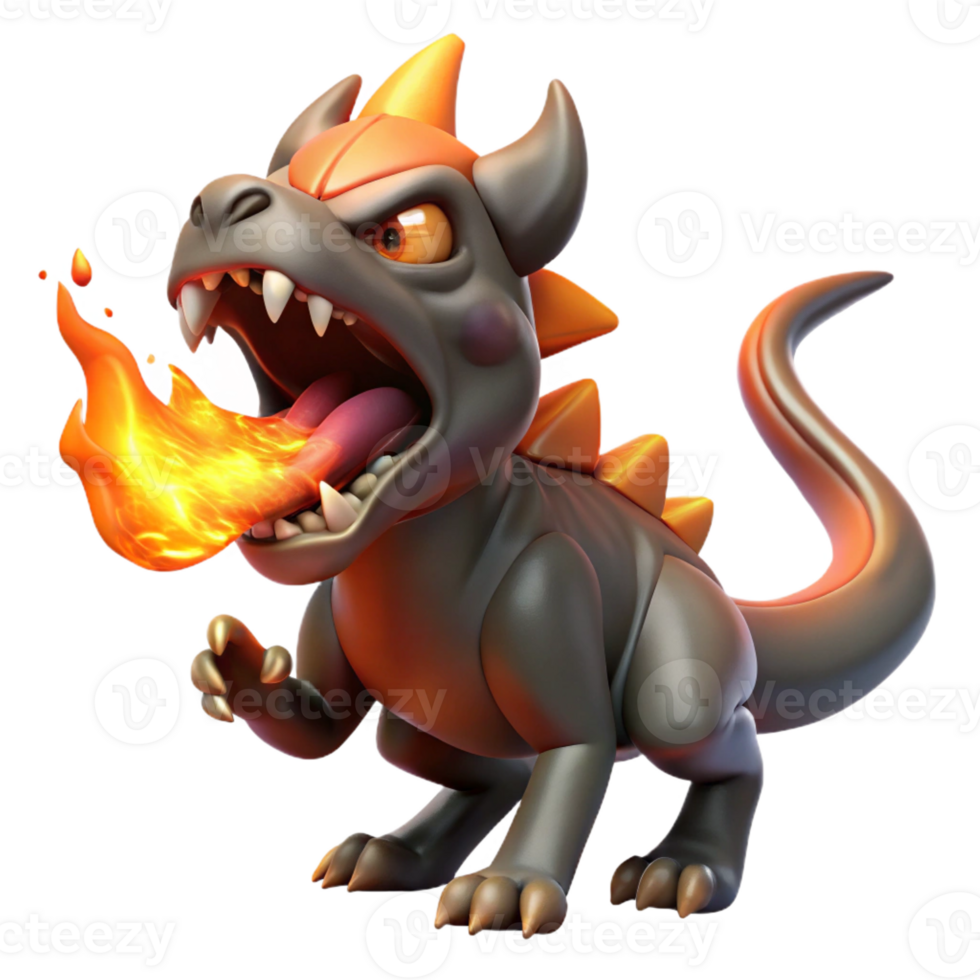 stunning modern A Fearsome Chimera Breathing Fire Dyna high resolution png