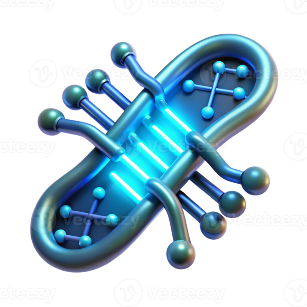 dramatic modern A Dna Strand Forming the Shape of a Techn exclusive png
