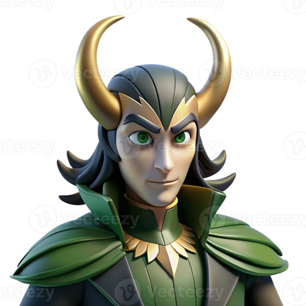 extraordinary rustic A Cunning Loki Transforming Into a Rave genuine png