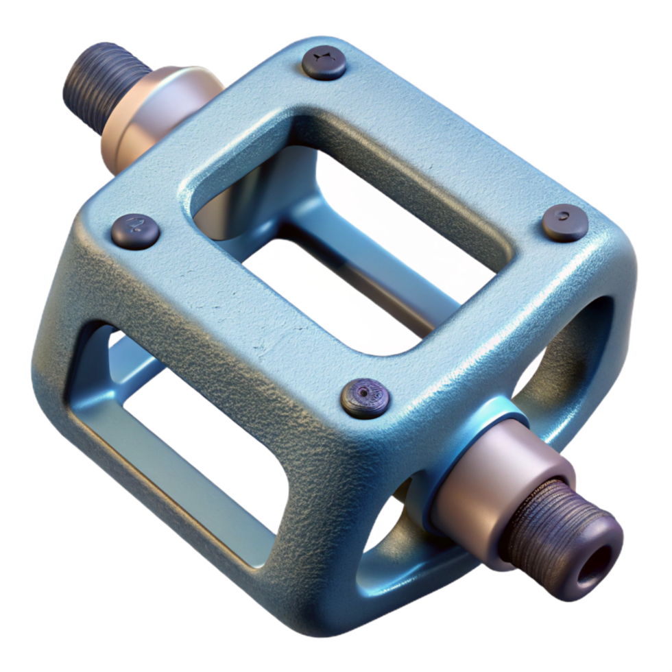 elegant modern Bicycle Pedal Close Up Transparent Background detailed png