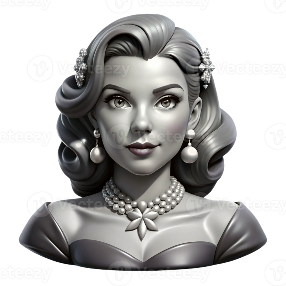 wonderful rustic Portrait of a Glamorous Hollywood Starlet genuine png