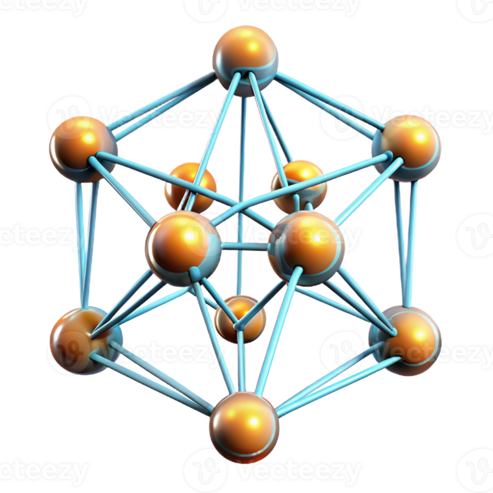stunning modern A Complex Network of Interconnected Nodes high quality png