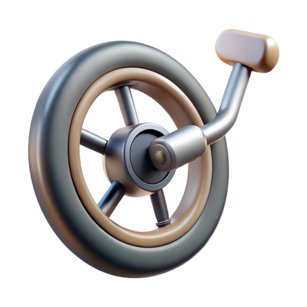 impressive classic Bicycle Wheel Quick Release Close Up Transparent Background professional png