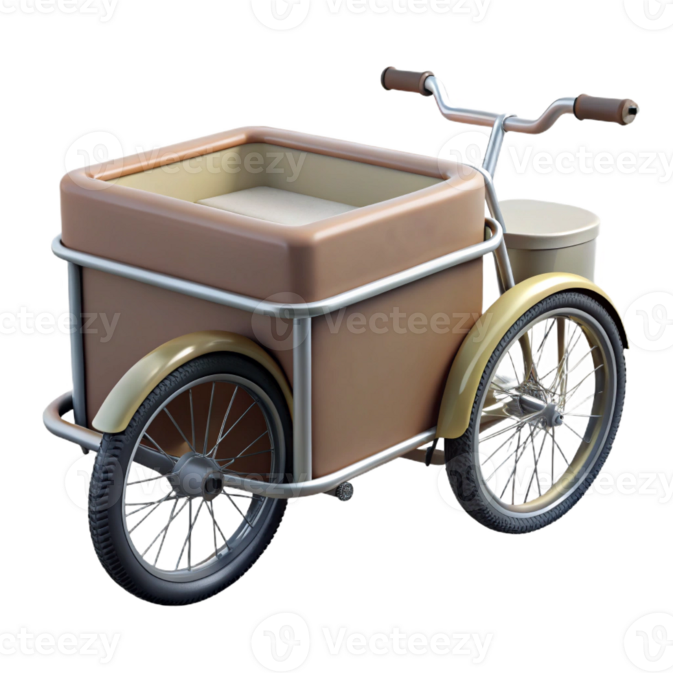 beautiful abstract Bike Trailer Empty Side View Cutout high resolution png