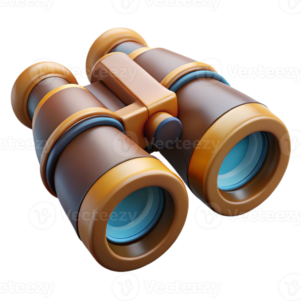magnificent modern Binoculars Close Up Transparent Background detailed png