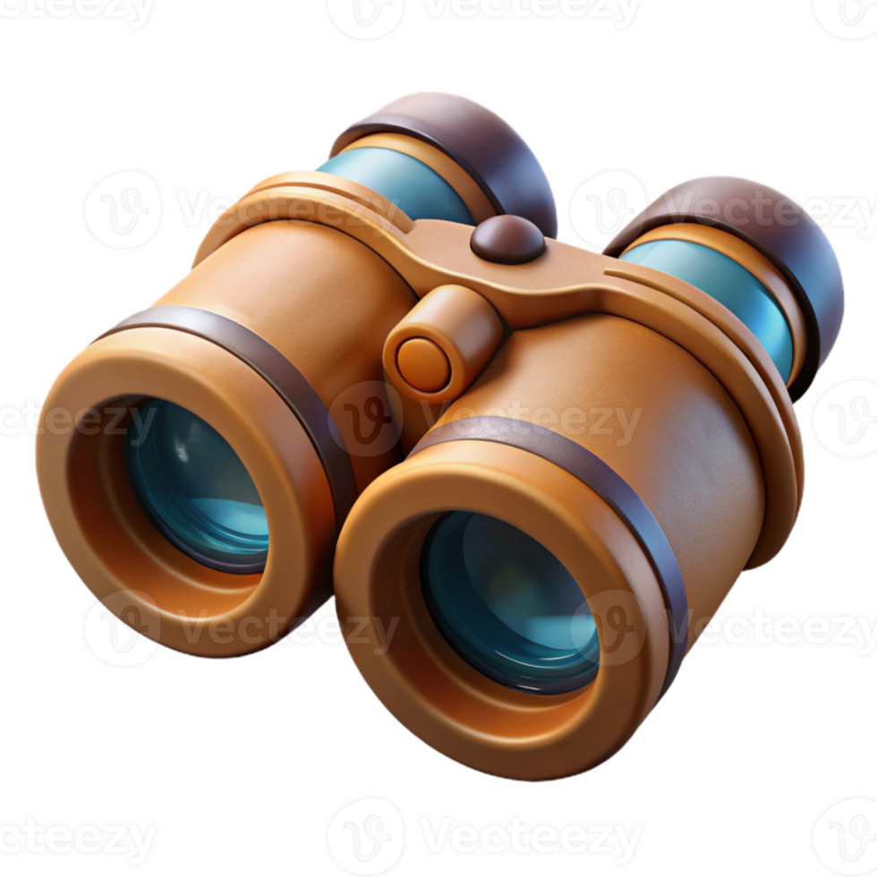 extraordinary rustic Binoculars Close Up Transparent Background original png