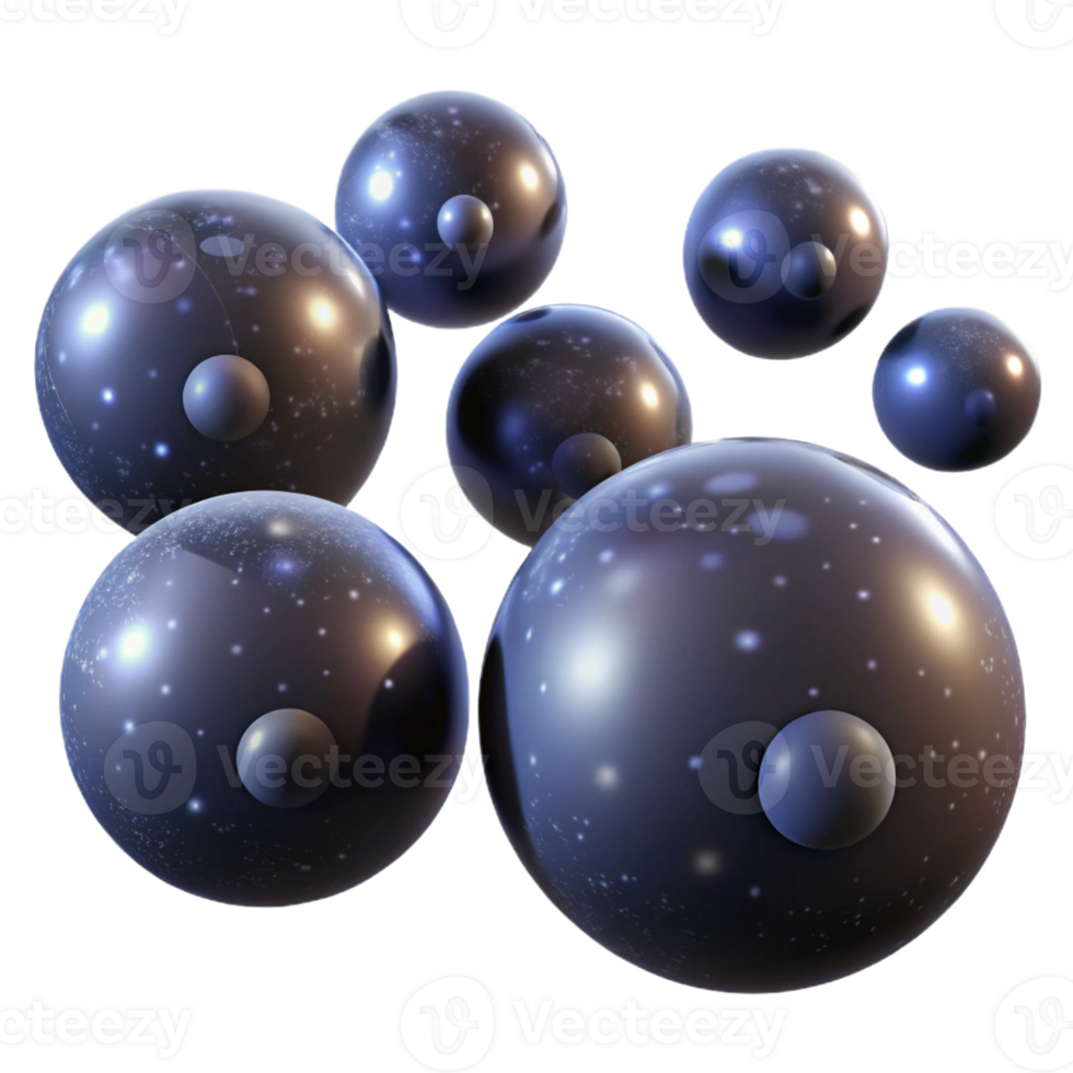 beautiful modern A Field of Glowing Orbs Floating in a Da high quality png