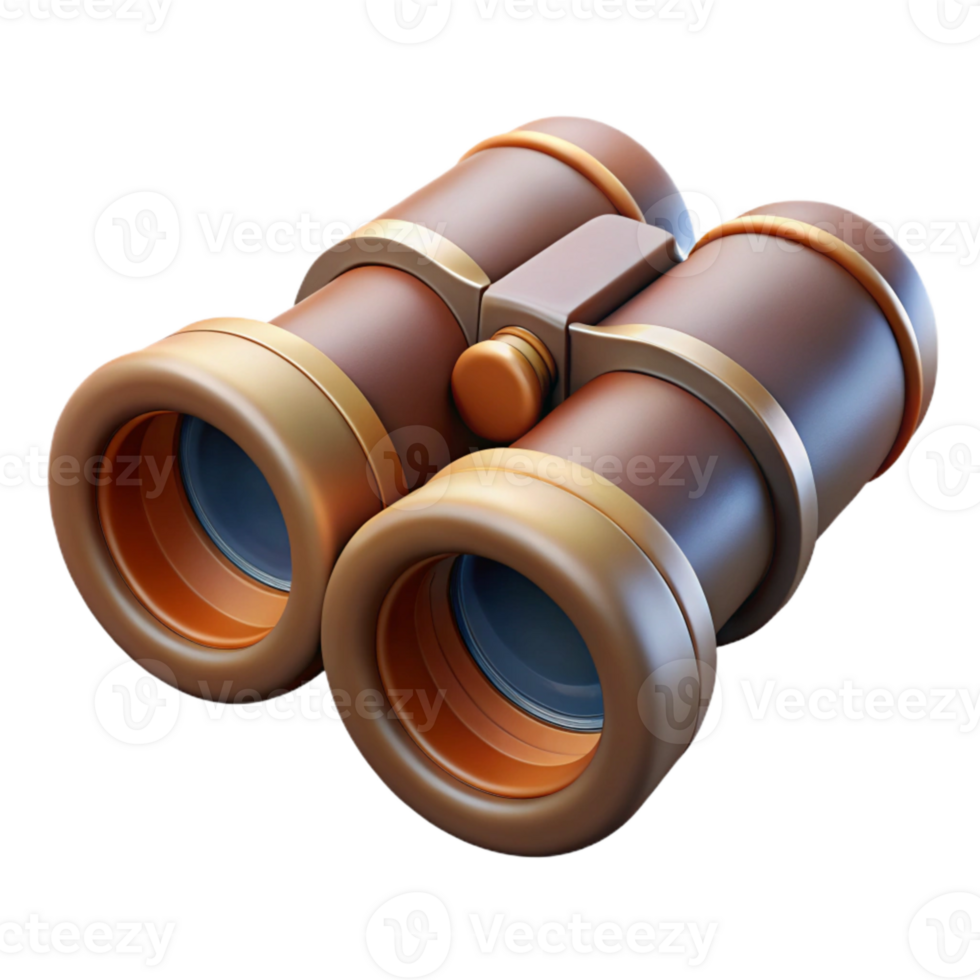 stunning modern Binoculars Focused on Distant Object Element premium png