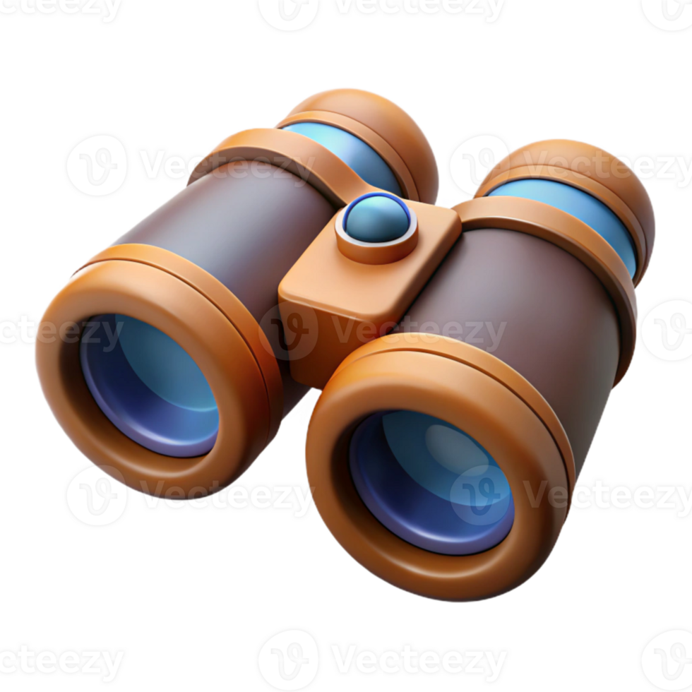 extraordinary rustic Binoculars Front View Cutout on Transparent Background original png
