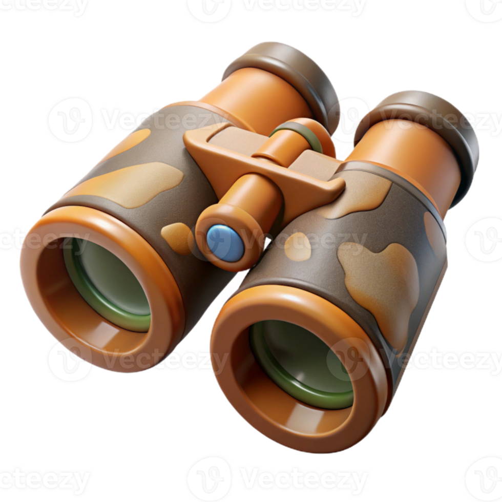 vibrant abstract Binoculars Wildlife Observation Cutout Transparent Background original png
