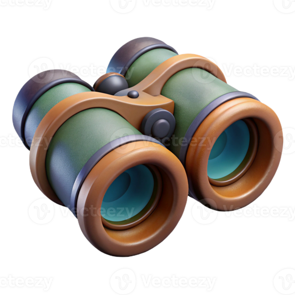 extraordinary contemporary Binoculars with Lens Caps Cutout Element original png