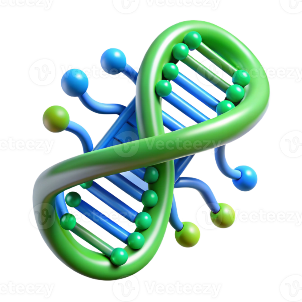magnificent creative Dna Helix Transforming Into Binary Code png