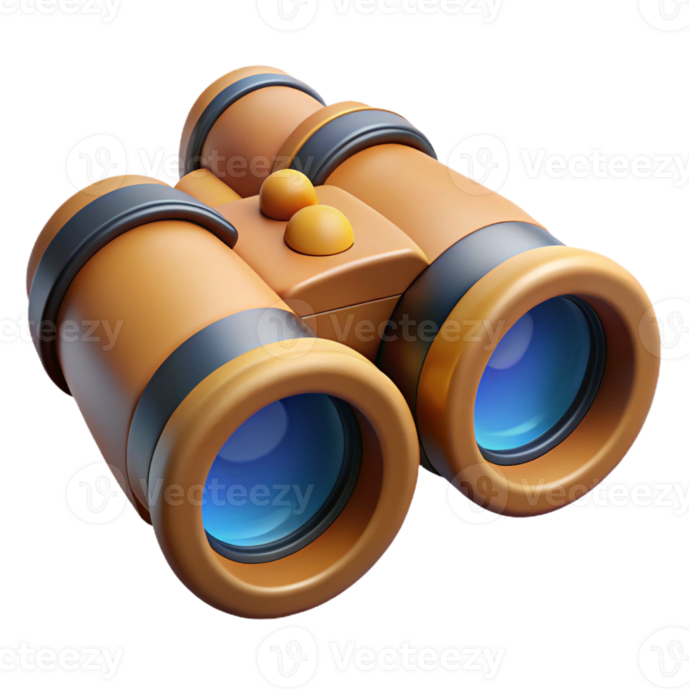 wonderful abstract Binoculars with Lens Caps Cutout Element professional png