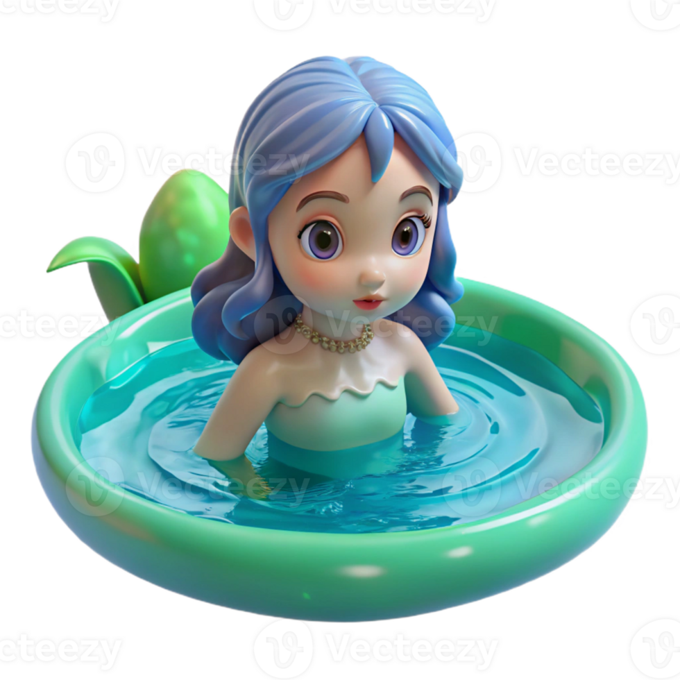 stunning modern A Playful Water Nymph Swimming in a Crysta genuine png