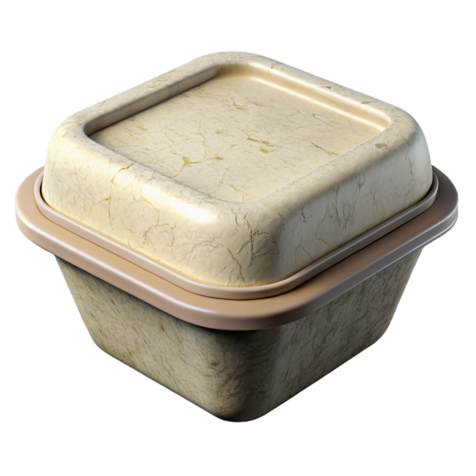 vibrant modern Biodegradable Food Container with Clear Lid exclusive png