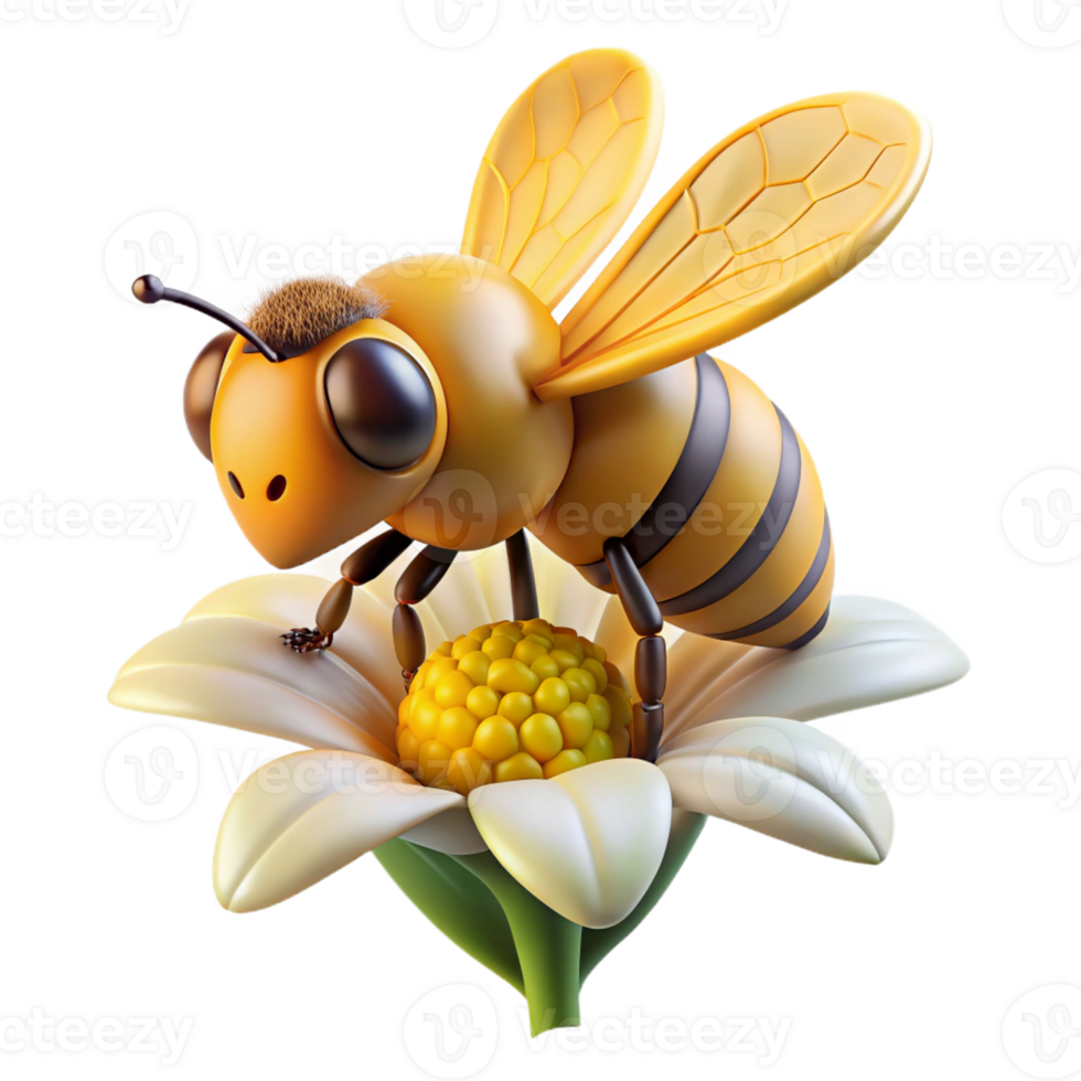 beautiful traditional A Close Up of a Bee Collecting Pollen Fr professional png