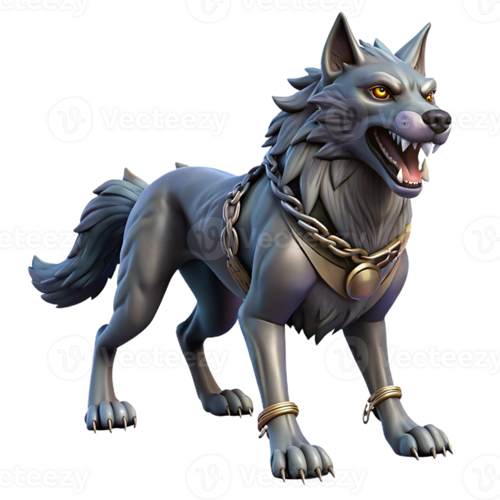 dramatic minimalist A Fierce Fenrir Bound by Gleipnir Dramat exclusive png