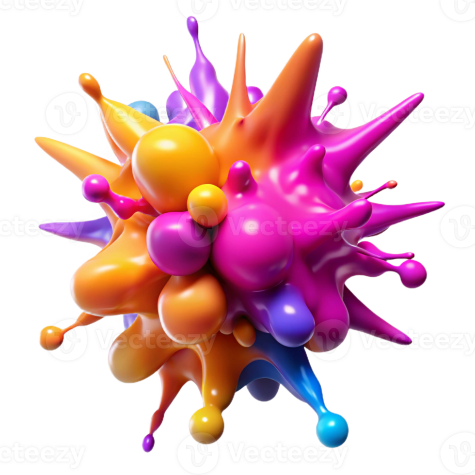 extraordinary contemporary Paint Splatter Explosion high resolution png