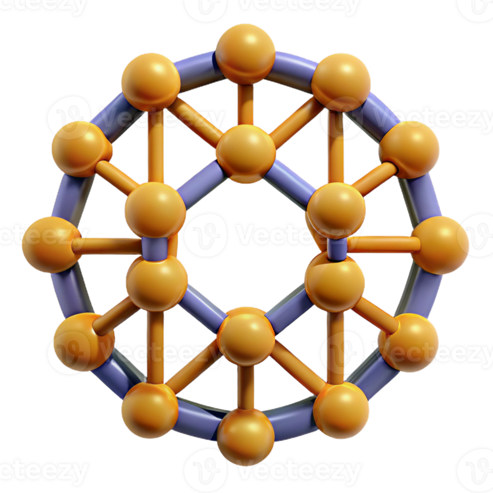 dramatic artistic A Network of Intersecting Circles and Squ genuine png