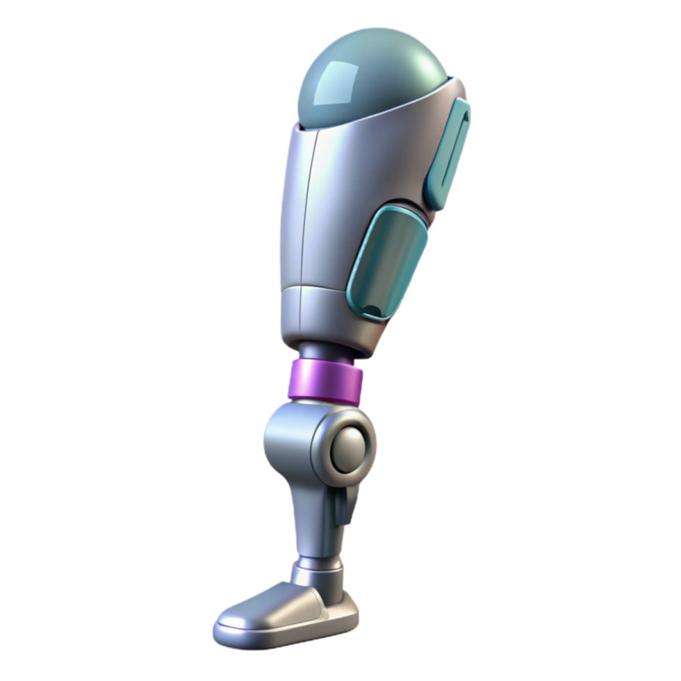 extraordinary creative Bionic Leg Articulated Joints Transparent Element high resolution png