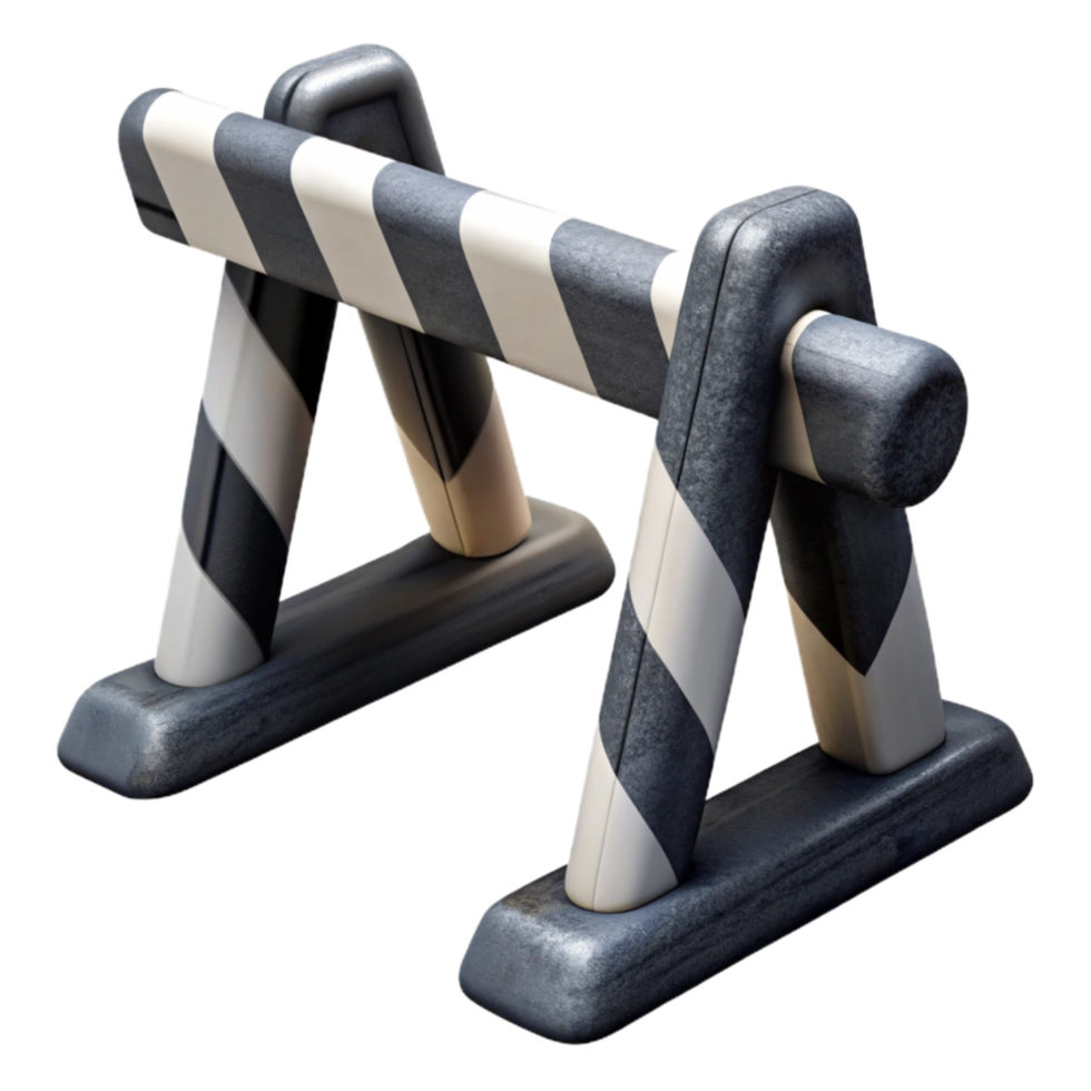 stunning abstract Black and White Hurdle Cutout high resolution png