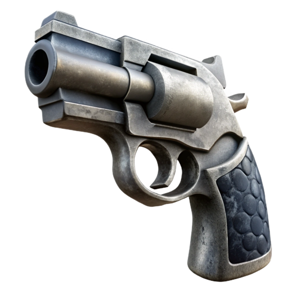 elegant rustic Black and White Starting Pistol Cutout genuine png