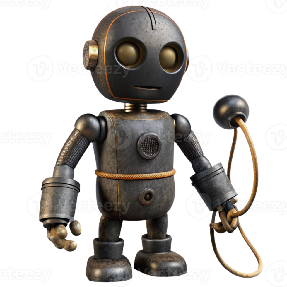 impressive traditional Black Industrial Robot Holding Tool high resolution png